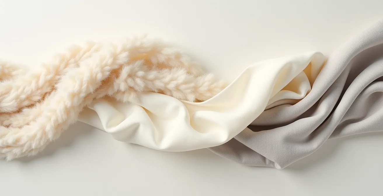 Composizione di fibre naturali alternative alla piuma per piumoni ipoallergenici