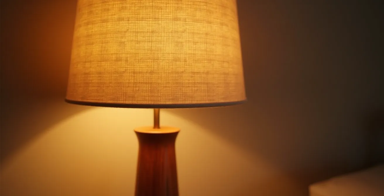 Sistema di illuminazione circadiana con diverse temperature di luce in camera