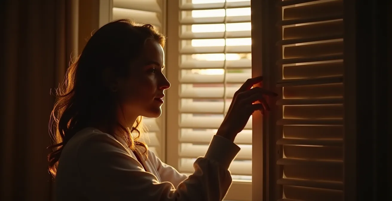 Sistema combinato di tapparelle e tende per oscuramento ottimale in camera